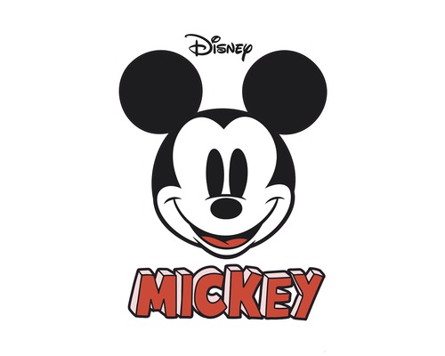 Sticker mural Disney Mickey Mouse Smile 127 x 200 cm
