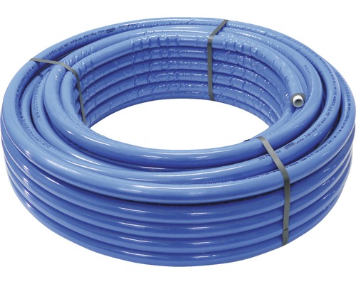 Anneau de tuyau de chauffage en plastique bleu