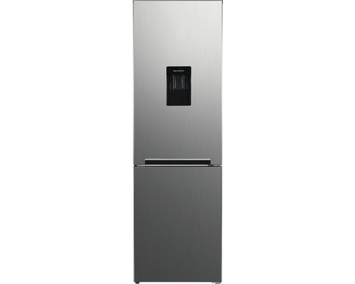 Réfrigérateur-congélateur Wolkenstein WKG312NFWD IX-M lxhxp 60 x 185.80 x 60 cm compartiment de réfrigération 208 l compartiment de congélation 83 l