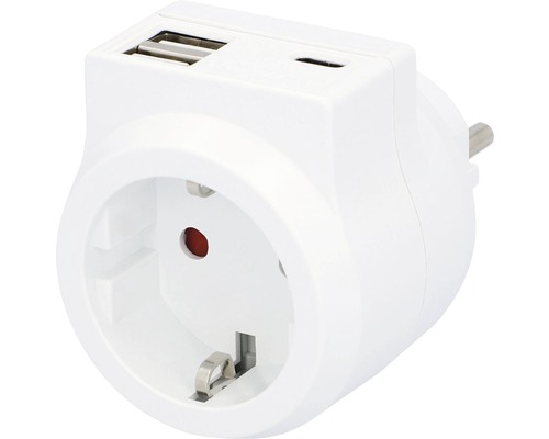 Adaptateur de prise avec ports USB