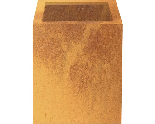 Bac à plantes Clara 40 x 40 acier corten marron Bac à plantes Clara 40 x 40 acier corten marron