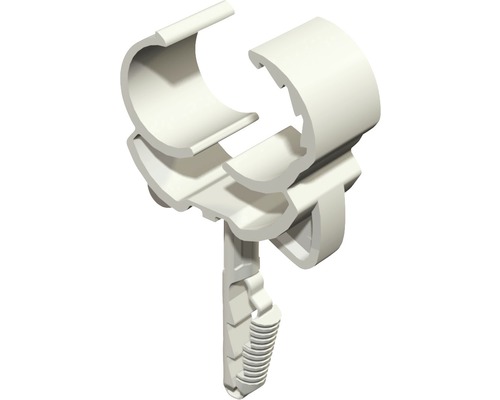 Collier de serrage Klick-Snap OBO 22,5 - 28,5 mm 100 pièces Collier de serrage en plastique avec clip de fixation