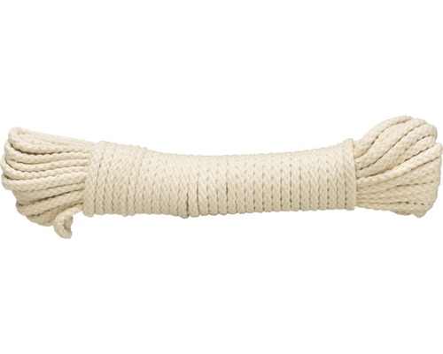 Corde en coton naturel Ø 4 mm Longueur 20 m