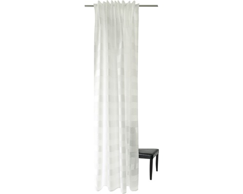 Vorhang mit Gardinenband Lena weiß 140x245 cm