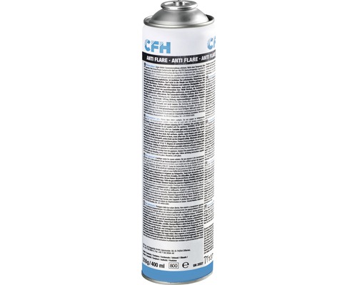 Flacon de gaz comprimé universel CFH Anti Flare