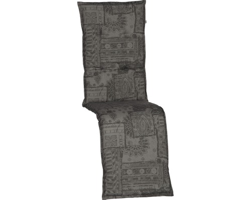 Galette d'assise beo® Boa Vista 171 x 50 cm coton-tissu mélangé anthracite gris
