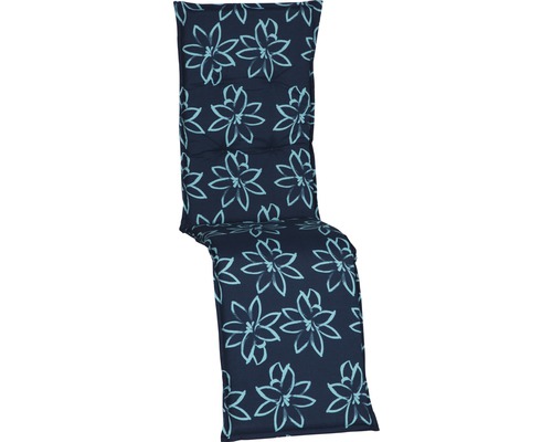 Galette d'assise beo® Bunde 171 x 50 cm coton-tissu mélangé bleu vert turquoise