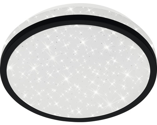 Plafonnier LED métal/plastique 10W 900 lm 4000 K blanc neutre HxØ 60x217 mm Nigra noir