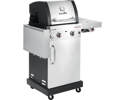 Gril à gaz Char-Broil avec brûleur latéral sur roues