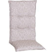 Galette d'assise pour siège à dossier haut beo® Terrassa 118 x 46 cm coton-tissu mélangé beige blanc-thumb-0