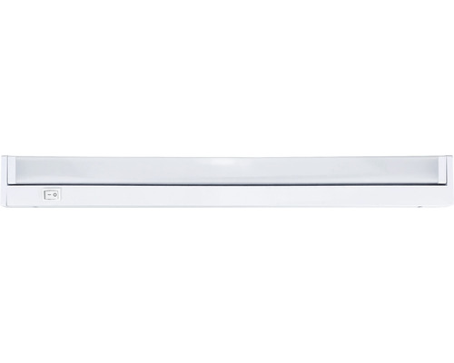 Éclairage LED sous-meuble 8W 760 lm 3000 K blanc chaud L 548 mm Salto 55 blanc pivotant avec interrupteur marche-arrêt