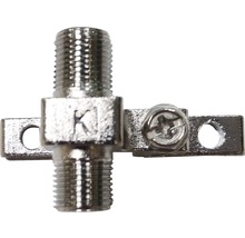 Coupleur coaxial avec patte de fixation
