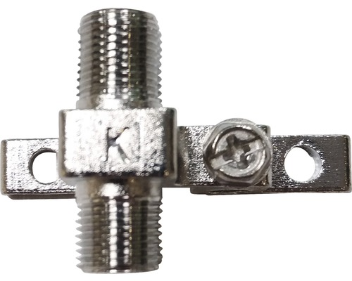 Kathrein F-Erdungsblock 1-fach F-Durchführungsbuchse mit Erdanschluss Fernspeisbar max 65V/2A EMU 21 273284 5 Stück