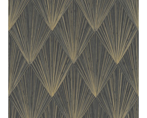 Papier peint intissé 37864-4 Metropolitan Stories 2 Art Déco Papier peint avec motif géométrique d''éventail