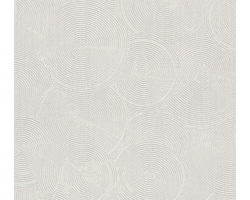 Vliestapete 37900-1 Metropolitan Stories 2 Kreise creme Tapete mit kreisförmigem Muster