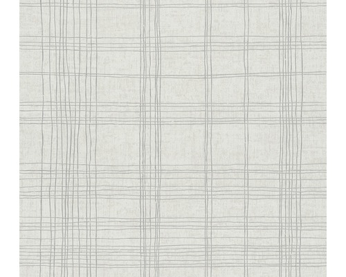 Papier peint intissé 37919-1 Metropolitan Stories 2 carreaux crème Papier peint à carreaux