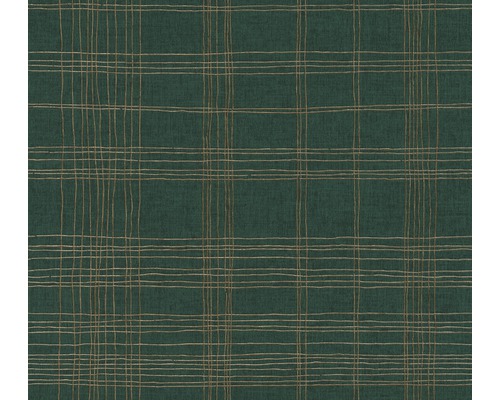 Papier peint intissé 37919-3 Metropolitan Stories 2 carreaux vert