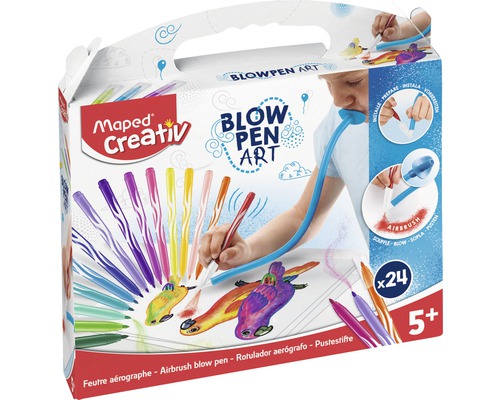 Maped Creativ Blow Pen Art Set mit Stiften und Zubehör