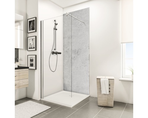 Panneau mural de douche SCHULTE DecoDesign ExpressPlus aspect pierre clair 210 x 120 cm EP1902221 602