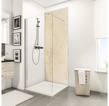 Panneau mural de douche SCHULTE DecoDesign ExpressPlus aspect pierre calcaire 255 x 100 cm EP1901025 604