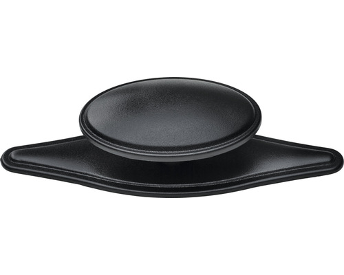 Bouton de meuble zinc moulé sous pression noir Lxlxh 20/77/26 mm Bouton de meuble noir en métal