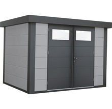 Gartenhaus Classico 2721 inkl. Regenrinne 288 x 228 cm lichtgrau
