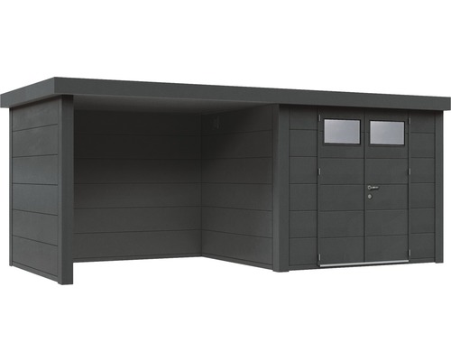 Gartenhaus mit Geräteschuppen und Doppeltür