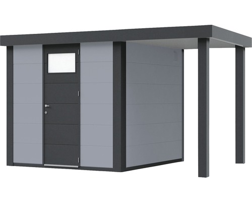 Abri de jardin moderne avec abri intégré