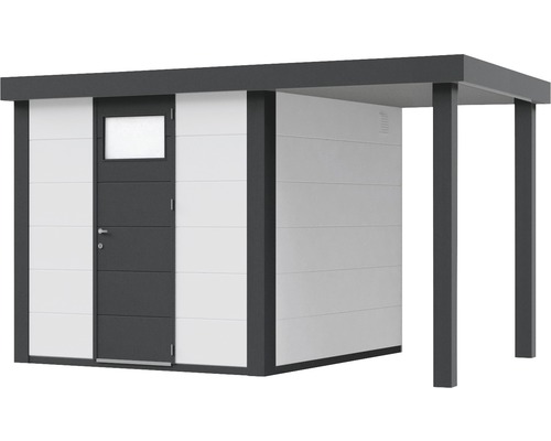 Abri de jardin avec auvent pour ranger les outils de jardin et les outils