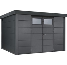Gartenhaus Classico 3330 inkl. Regenrinne 348 x 318 cm granitgrau