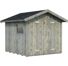 Gartenhaus aus Holz mit Fenster und Tür