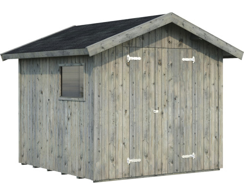 Gartenhaus aus Holz mit Fenster und Tür