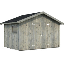 Gerätehaus Palmako Nils 16 mm inkl. Fußboden 392 x 289 cm tauchgrundiert grau