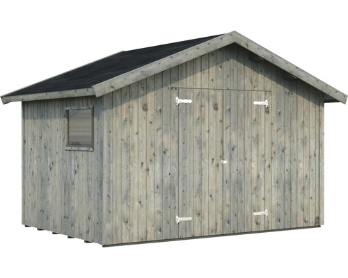 Gartenhaus aus Holz mit Fenster und Doppeltür