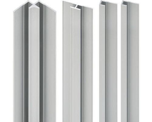 Set de profilé SCHULTE DecoDesign ExpressPlus h 2550 mm alu nature EP1901125 01 Profilés en aluminium pour diverses applications