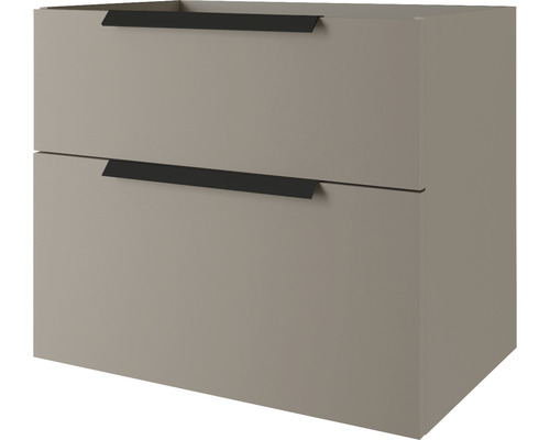 Waschtischunterschrank Baden Haus Urban BxHxT 74 x 62 cm x 46 cm Frontfarbe grau matt matt