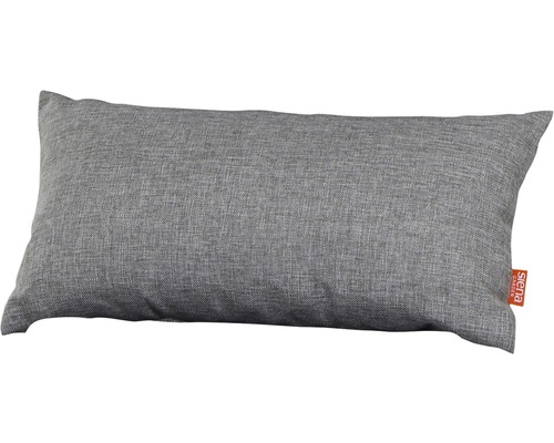 Coussin décoratif rectangulaire gris