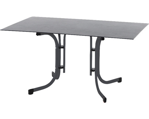 Table pliante Siena Garden Sola 140 x 90 cm anthracite