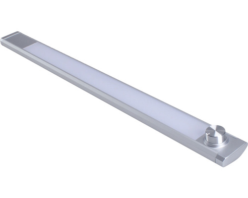 Éclairage LED sous-meuble à intensité lumineuse variable 8W 900 lm 2700- 6500 K L 600 mm Calina 60 argent avec changement de couleur sur l'interrupteur rotatif + fonction mémoire