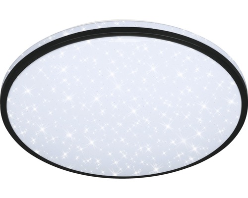 LED Deckenleuchte dimmbar 48W 4400 lm 3000-6500 K Ø 49,2 cm Skizo weiß/schwarz + Fernbedienung + Sternenhimmel