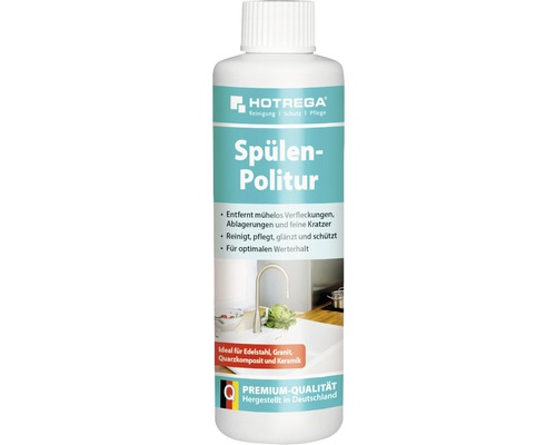Produit de polissage pour évier Hortega HOTREGA Spülen-Politur en bouteille