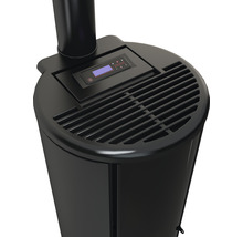Poêle à pellets FreePoint Breeze acier titanium 9,1 kW