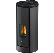 Poêle à pellets FreePoint Breeze acier titanium 9,1 kW