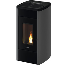 Poêle à pellets FreePoint Duke acier titanium 14 kW