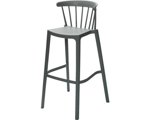 Tabouret de bar VEBA Windson H 103 cm vert empilable