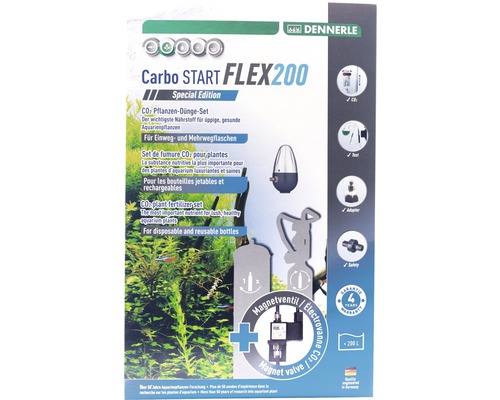 Kit de fumure CO2 pour plantes DENNERLE CarboSTART Flex200 Special Edition