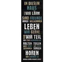 Leinwandbild Geliebt I 27x77 cm
