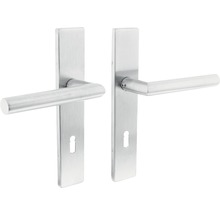 Garniture de poignée de porte en acier inoxydable