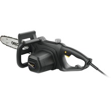 Elektrische Kettensäge für den Zuschnitt von Holz