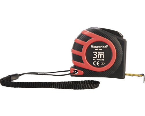 Maurerlob Rollbandmaß, drei Meter